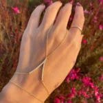 Wishbone Hand Chain ( GOLD)