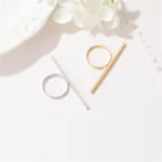 Axiom Gold Bar Finger Ring - Image 6