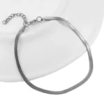 Herringbone Silver Line bracelet - Image 2