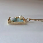 Porcelain Frame Necklace - Image 4