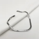 Herringbone Silver Line bracelet