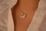 Swan Sparkle Elegance Necklace - Image 3