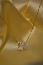 Swan Sparkle Elegance Necklace - Image 4