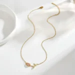 Blushing Tulip Pendant Necklace - Image 4