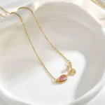 Blushing Tulip Pendant Necklace - Image 5