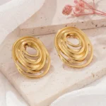 Vortex Ripple Earring