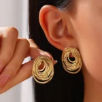 Vortex Ripple Earring - Image 3