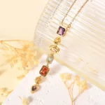 Rainbow Soul Long Drop Necklace - Image 7