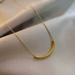 Arc Tube Pendant Necklace - Image 7