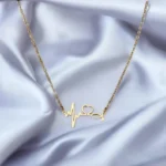 Auric Pulse Heart Pendant Necklace - Image 4