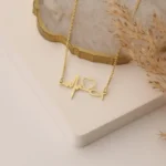 Auric Pulse Heart Pendant Necklace - Image 2