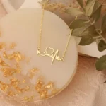 Auric Pulse Heart Pendant Necklace - Image 3
