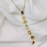 Rainbow Soul Long Drop Necklace