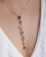 Rainbow Soul Long Drop Necklace - Image 3