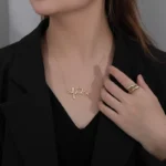 Auric Pulse Heart Pendant Necklace - Image 5