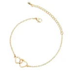 Entwined Hearts Minimal Bracelet - Image 4