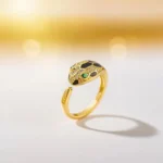Noir Head Serpent Adjustable Ring - Image 3