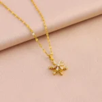 Baguette Snowflake Necklace - Image 3