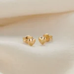 Chunky Love Heart Earrings - Image 3