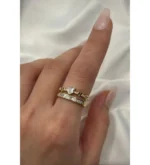 Royal Crown Heart Adjustable Ring - Image 5