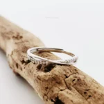 Silken Cross Wave Adjustable Ring - Image 2