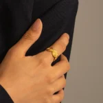 Ancient Spiral Coin Band Ring - Image 3