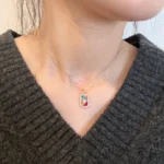 Prismatic Garden Frame Necklace - Image 3