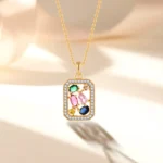 Prismatic Garden Frame Necklace - Image 4