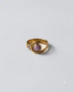Amethyst Eye Wave Ring - Image 3