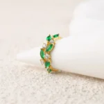 Emerald Vine Cluster Ring - Image 3