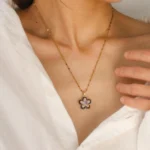Wisteria Bloom Pendant Necklace - Image 4