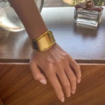 Sculptural Wave Cuff Bracelet - Image 2