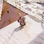 Wisteria Bloom Pendant Necklace - Image 3