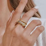 Interlock Trio Ring - Image 6