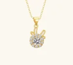 Sparkle Bunny Ears Necklace - Image 4