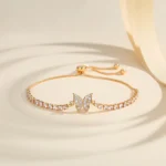 Pavé Butterfly Tennis Bracelet - Image 6