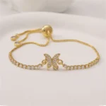 Pavé Butterfly Tennis Bracelet