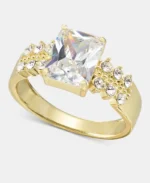 Dazzling Cluster CZ Adjustable Ring - Image 4