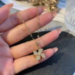 Dazzling Windmill Pendant Necklace - Image 3