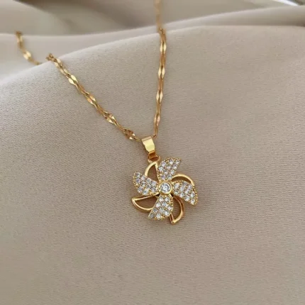 windmill pendant necklace