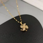 Dazzling Windmill Pendant Necklace - Image 2