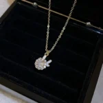 Sparkle Bunny Ears Necklace - Image 3