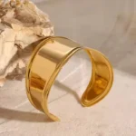 Sculptural Wave Cuff Bracelet - Image 6