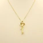Love Knot Key Pendant Necklace - Image 9
