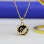 Onyx Swan Pendant Necklace - Image 5