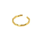 Bamboo Stem Cuff Ring - Image 4