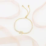 Pavé Butterfly Tennis Bracelet - Image 2
