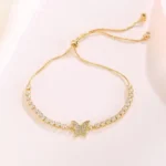 Pavé Butterfly Tennis Bracelet - Image 3