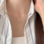 Little Aqua Star Necklace - Image 3