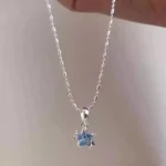 Little Aqua Star Necklace - Image 7